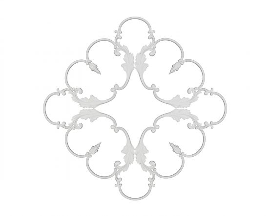 Розетка потолочная RODECOR Барокко 87115BR 890*890 мм из полимерного гипса