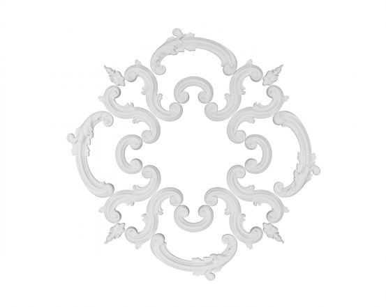 Розетка потолочная RODECOR Барокко 87117BR 500*500 мм из полимерного гипса