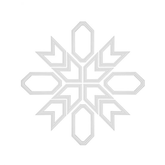 Розетка потолочная RODECOR Ар-Деко 87406AR 932*932 мм из полимерного гипса
