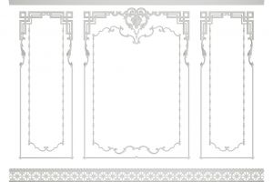 Готовое решение RODECOR Шинуазри Пагода Ф2 99032CN из гипса