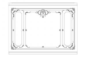 Готовое решение RODECOR Рококо Захаржевский Ф3 99303RC из гипса