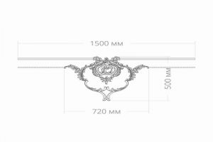 Узел RODECOR Рококо 66116RC из полимерного гипса
