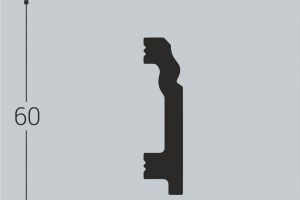 Плинтус напольный Bello Deco XPS П1 из полистирола