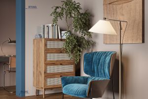 Плинтус Cosca PL004 из экополимера