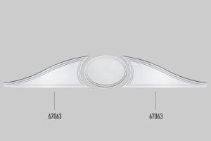 Орнамент Decomaster 67062, элемент для оформления двери (центр)