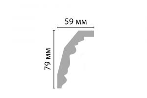 Потолочный плинтус DECOMASTER 95323A из полиуретана