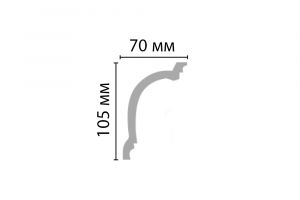 Потолочный плинтус DECOMASTER 96263 из полиуретана