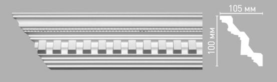 Потолочный плинтус DECOMASTER 95101 из полиуретана