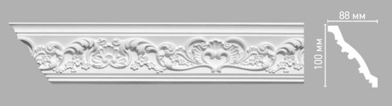 Потолочный плинтус DECOMASTER 95786 из полиуретана