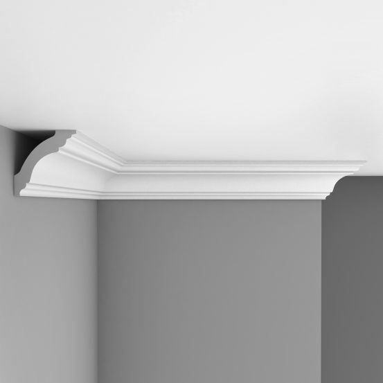 Потолочный плинтус DECOMASTER DP 213АFL гибкий (150*120*2400)