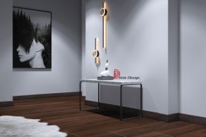 Плинтус напольный Decor Dizayn 706-93SH из полистирола