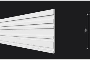 Стеновая панель Decor Dizayn 924-64SH из полистирола 150*10*3000 мм