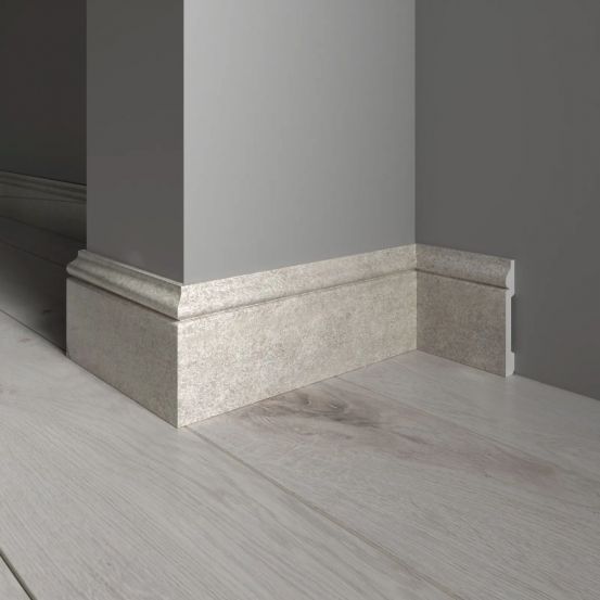 Плинтус напольный Decor Dizayn 005-25 из полистирола