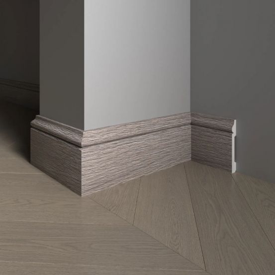 Плинтус напольный Decor Dizayn 005-80SH из полистирола