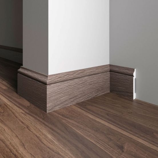 Плинтус напольный Decor Dizayn 005-81SH из полистирола