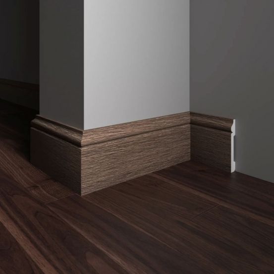 Плинтус напольный Decor Dizayn 005-92SH из полистирола