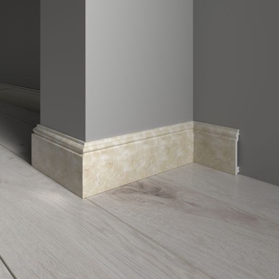 Плинтус напольный Decor Dizayn 701-10 из полистирола