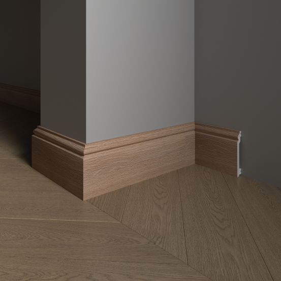 Плинтус напольный Decor Dizayn 701-90SH из полистирола