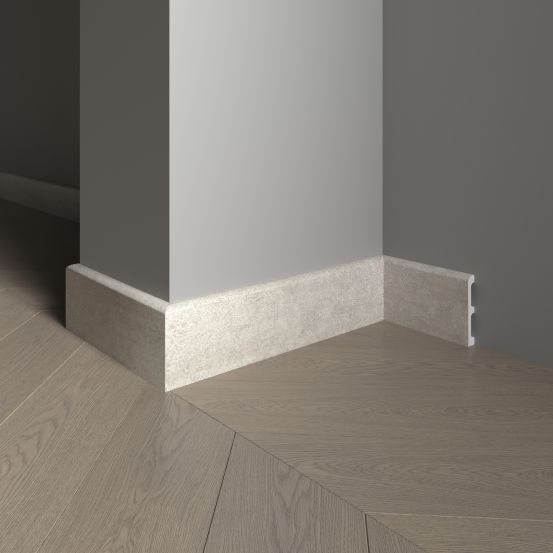 Плинтус напольный Decor Dizayn 706-25 из полистирола
