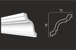Карниз потолочный Decor-Dizayn DD44 из полистирола