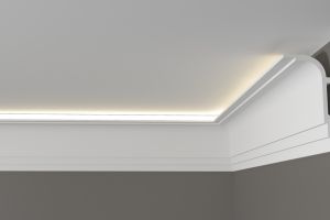 Карниз потолочный Decor-Dizayn DD516 из полистирола