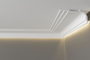 Карниз потолочный Decor-Dizayn DD516 из полистирола