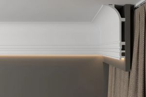 Карниз потолочный Decor-Dizayn DD520 из полистирола