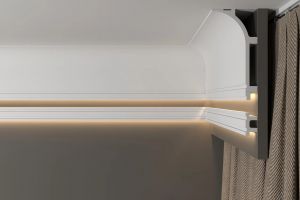 Карниз потолочный Decor-Dizayn DD520 из полистирола