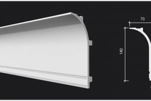 Карниз потолочный Decor-Dizayn DD520 из полистирола