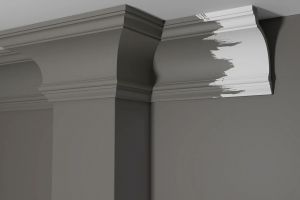 Карниз потолочный Decor-Dizayn DD521 из полистирола