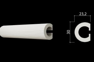 Молдинг Decor-Dizayn DD635(3m) из полистирола