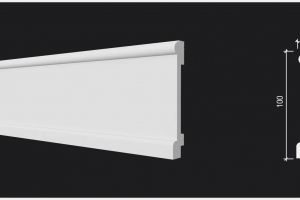 Плинтус напольный Decor Dizayn DD712 из полистирола