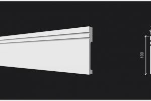 Плинтус напольный Decor Dizayn DD719 из полистирола