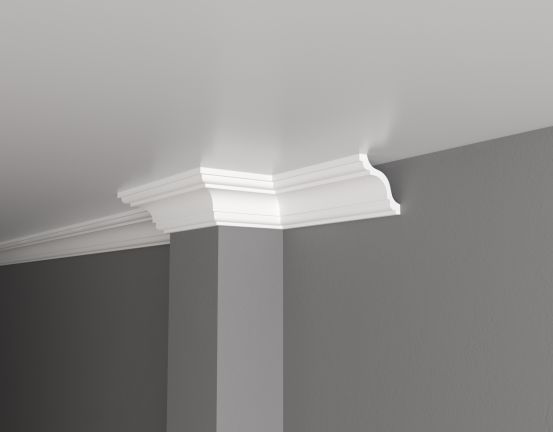 Карниз потолочный Decor-Dizayn DD44 из полистирола