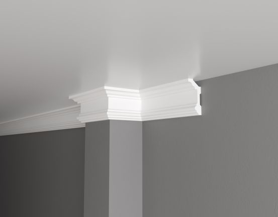 Карниз потолочный Decor-Dizayn DD503 из полистирола