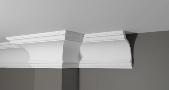 Карниз потолочный Decor-Dizayn DD521 из полистирола