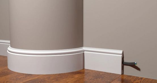 Плинтус гибкий Decor-Dizayn DD701-E из дюрополимера