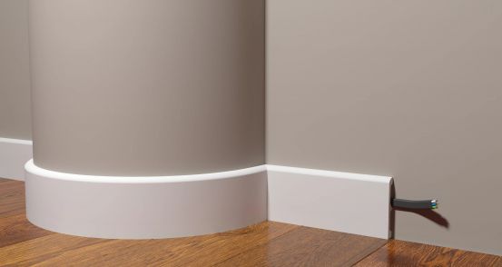 Плинтус гибкий Decor-Dizayn DD706F из полиуретана