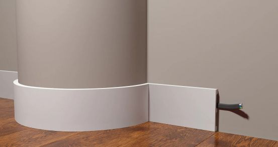 Плинтус гибкий Decor-Dizayn DD709F из полиуретана