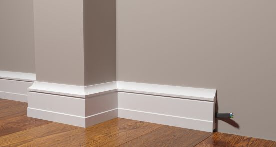 Плинтус напольный Decor Dizayn DD711 из полистирола