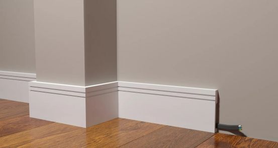 Плинтус напольный Decor Dizayn DD719 из полистирола