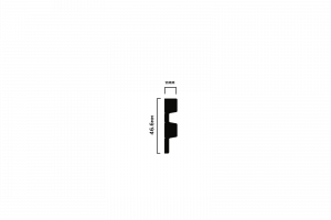 Финишный молдинг Hi Wood LF201A NP из полистирола