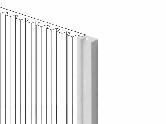 Финишный молдинг Hi Wood LF129B LONG NP из полистирола