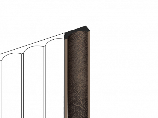 Финишный молдинг Hi Wood LF139B BR405 из полистирола