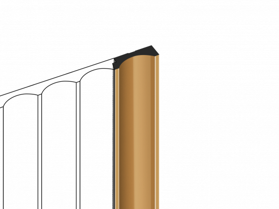 Финишный молдинг Hi Wood LF139B G365 из полистирола