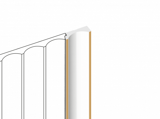 Финишный молдинг Hi Wood LF139B W41G из полистирола