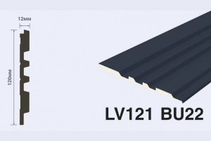 Панель Hi Wood LV121 BU22 из полистирола 120*12*2700 мм