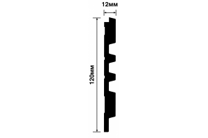 Панель Hi Wood LV121 NP из полистирола 120*12*2700 мм