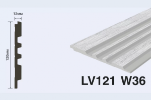 Панель Hi Wood LV121 W36 из полистирола 120*12*2700 мм