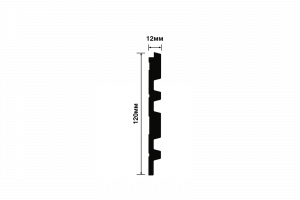 Панель Hi Wood LV122 LONG NP из полистирола 120*12*3000 мм